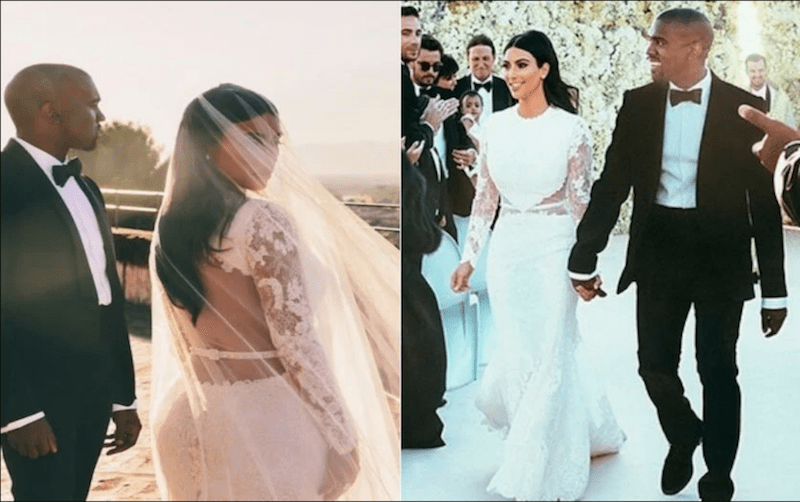 Vestido de noiva: Kim Kardashian